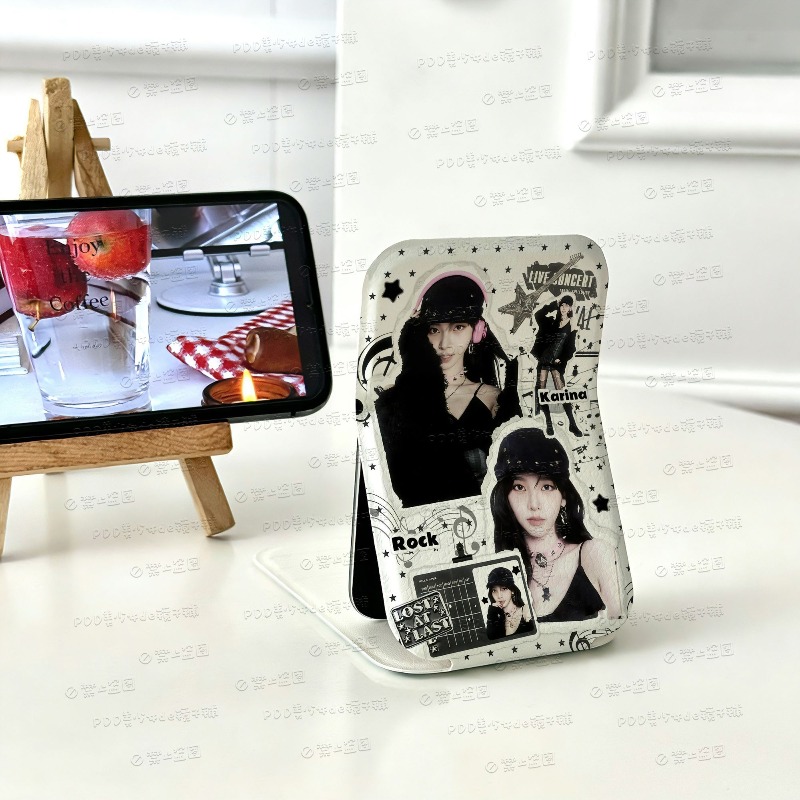 Beauty Makeup & D Anime Studio - Aespas Cermin Rias Lipat Mini Cermin
