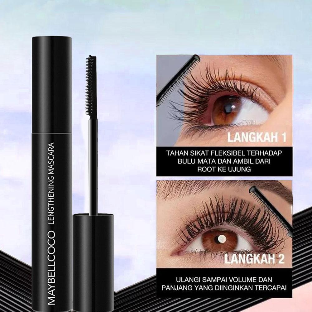 Waterproof Mascara Wand - Maskara Curling Volume Tahan Air Tahan
