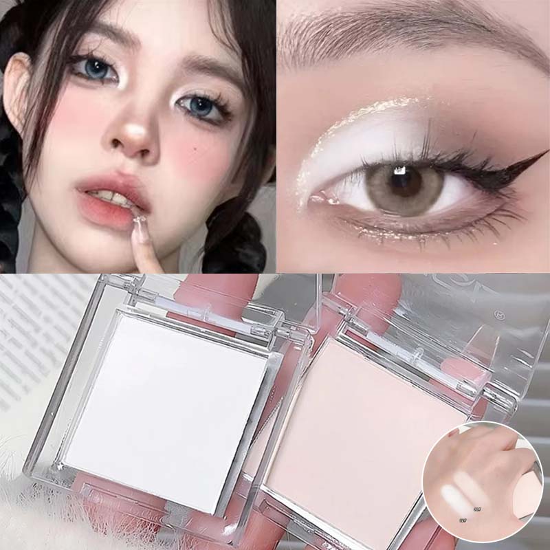 Fenty Beauty Makeup Highlighter - Palet Eyeshadow Bedak Highlighter Matte Putih