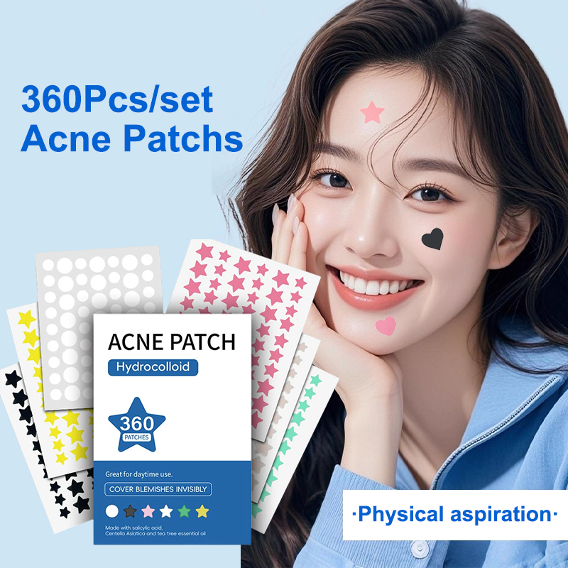 Beauty Makeup & D Anime Studio - 360Pcs Plester Hidrokoloid Anti Jerawat Warna-warni