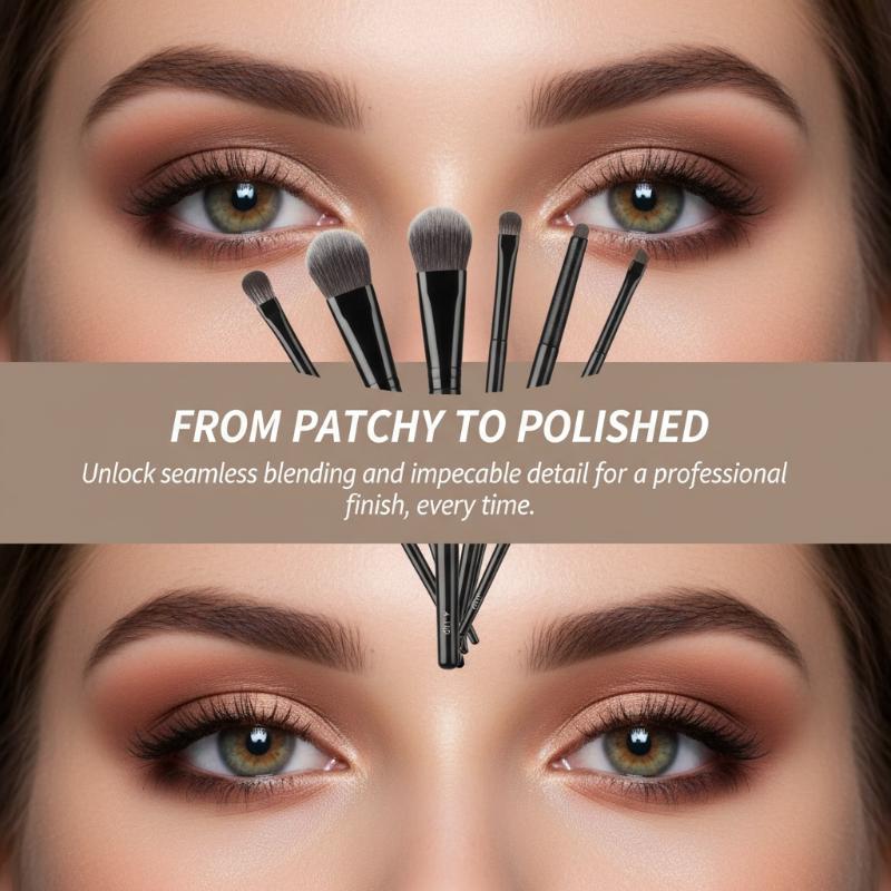 Beauty Makeup Eyeshadow - 5/6/8/10 Buah Set Kuas Rias Mata