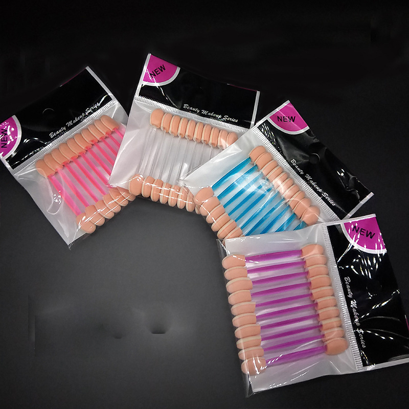 Beauty Makeup Eyeshadow - Grosir 10Pcs/Bag Kuas Eyeshadow Sekali Pakai