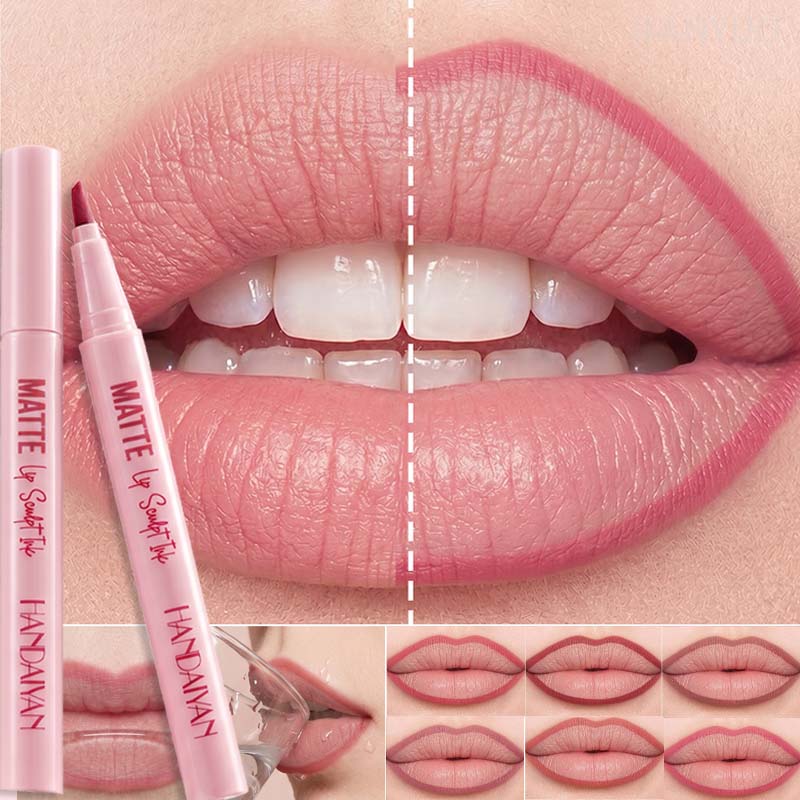 Lip Liner Pencil - Pena Lip Liner 6 Warna Tahan