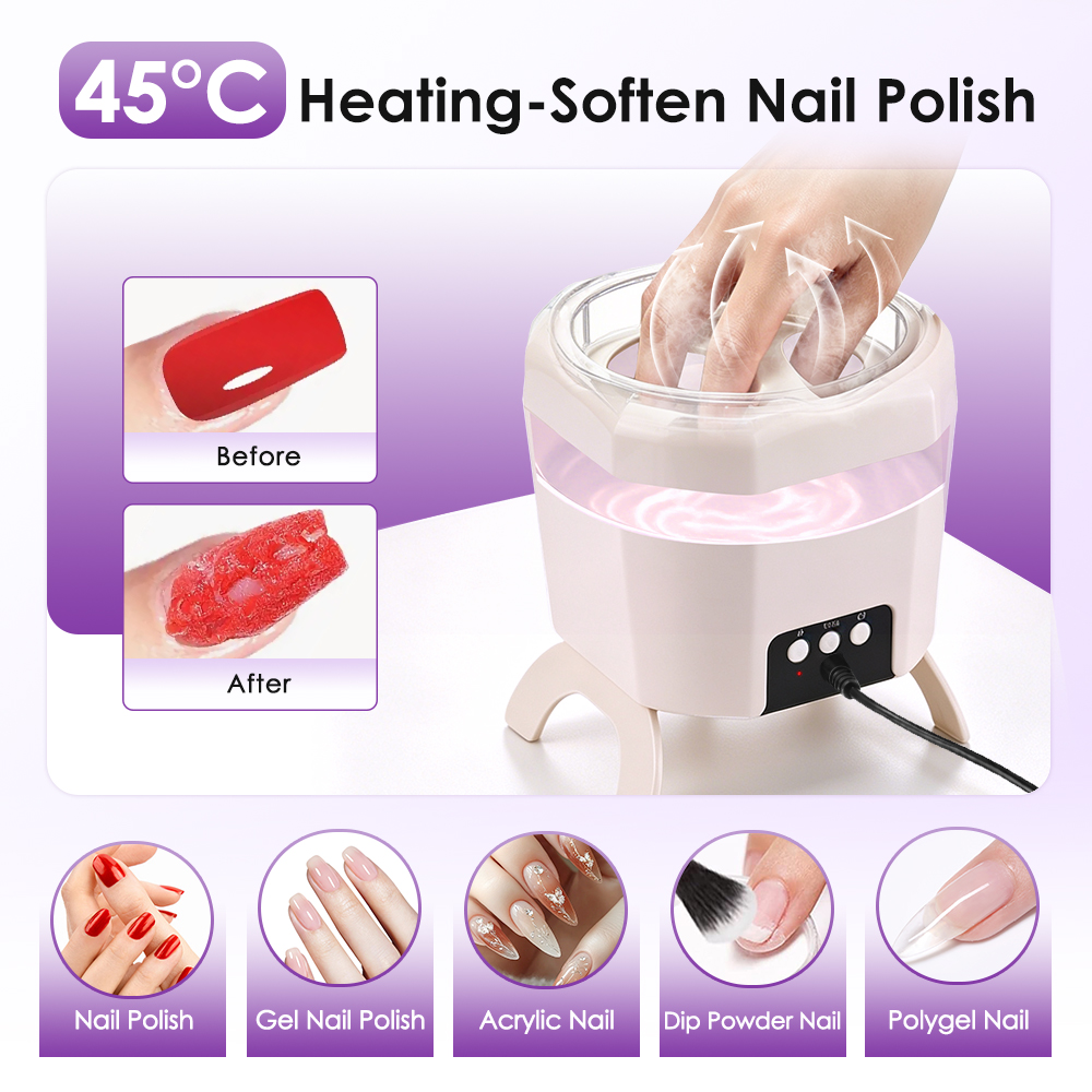 Uv Nail Lamp - Mesin Penghilang Kuku Gel Elektrik 2-in-1
