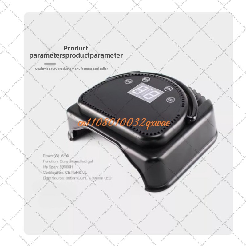 Uv Nail Lamp - Lampu Pengering Kuku Profesional 64W, Lampu