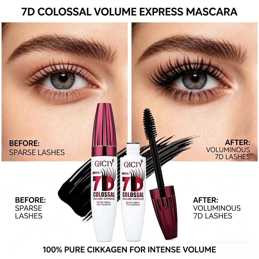 Waterproof Mascara Wand - Maskara Tahan Air 7D Tahan Lama,