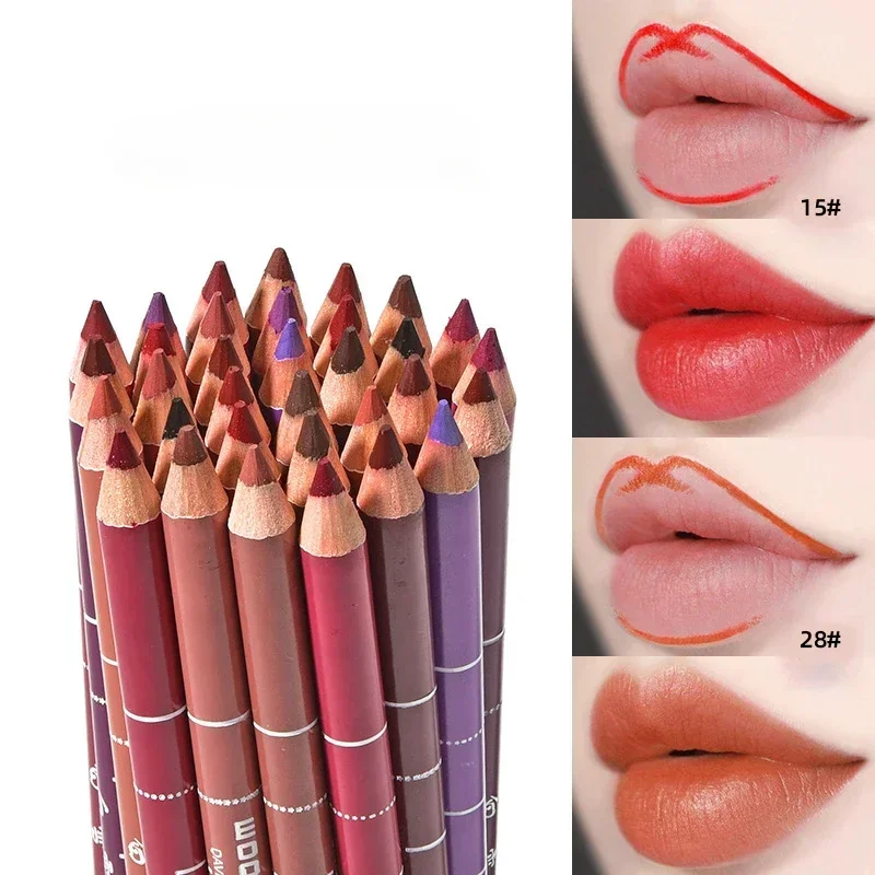 Lip Liner Pencil - Pensil garis bibir berwarna hitam mawar