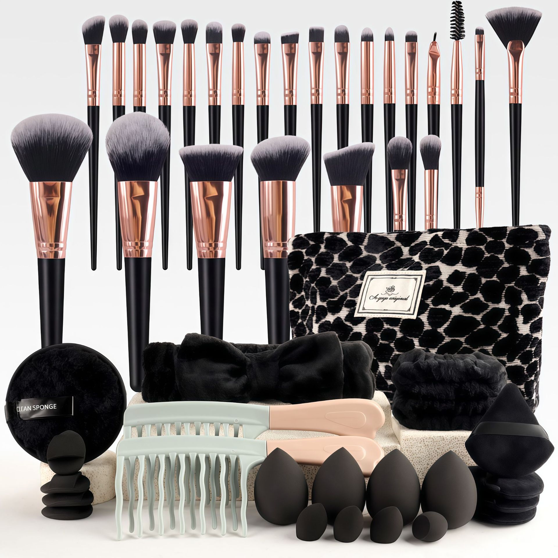 Set Kuas Makeup Gaya Chic deng - Beauty Makeup & D Anime Studio ulasan dan harga