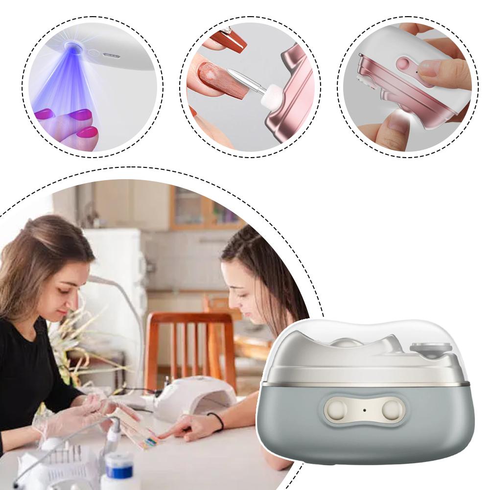 Pemotong Kuku Elektrik 4-in-1  - Uv Nail Lamp ulasan dan harga