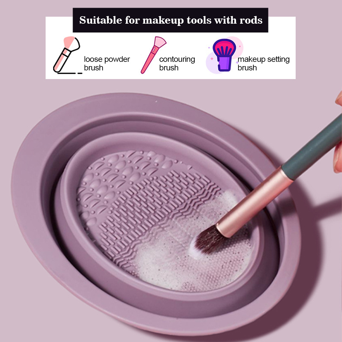 Mangkuk Pembersih Kuas Makeup  - Beauty Makeup Korean ulasan dan harga