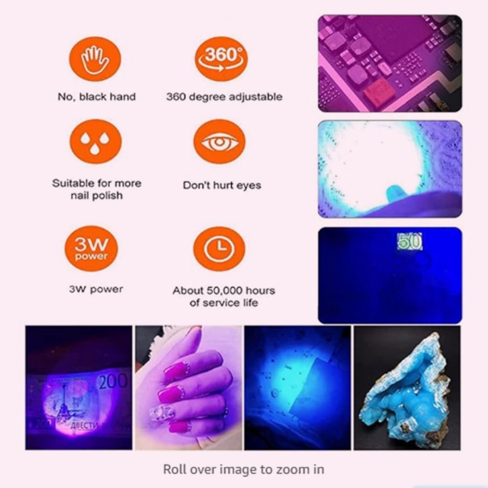 Lampu Kuku LED UV Portabel 5W/ - Uv Nail Lamp ulasan dan harga
