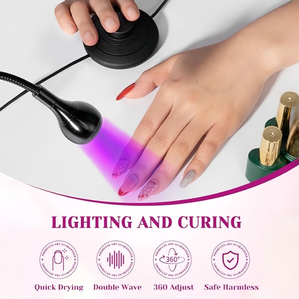 Lampu Kuku LED UV Portabel 5W/ - Uv Nail Lamp ulasan dan harga