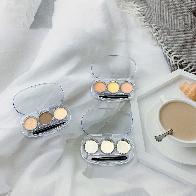 【3In1 Makeup Aluminium Palette - Beauty Makeup Eyeshadow ulasan dan harga
