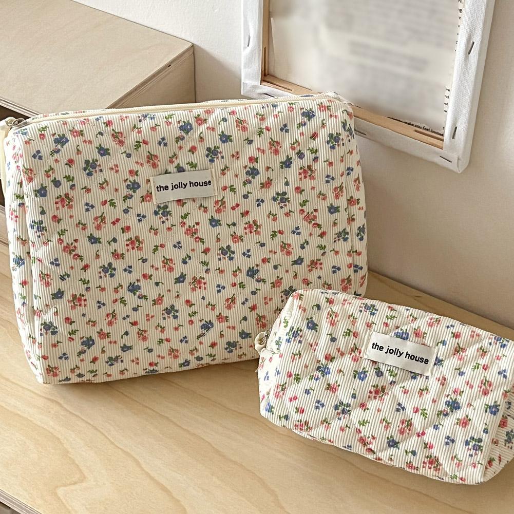 Tas Makeup Vintage Bermotif Bu - Beauty Makeup Bag ulasan dan harga
