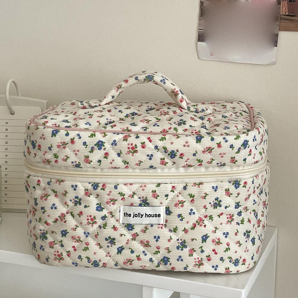 Tas Makeup Vintage Bermotif Bu - Beauty Makeup Bag ulasan dan harga