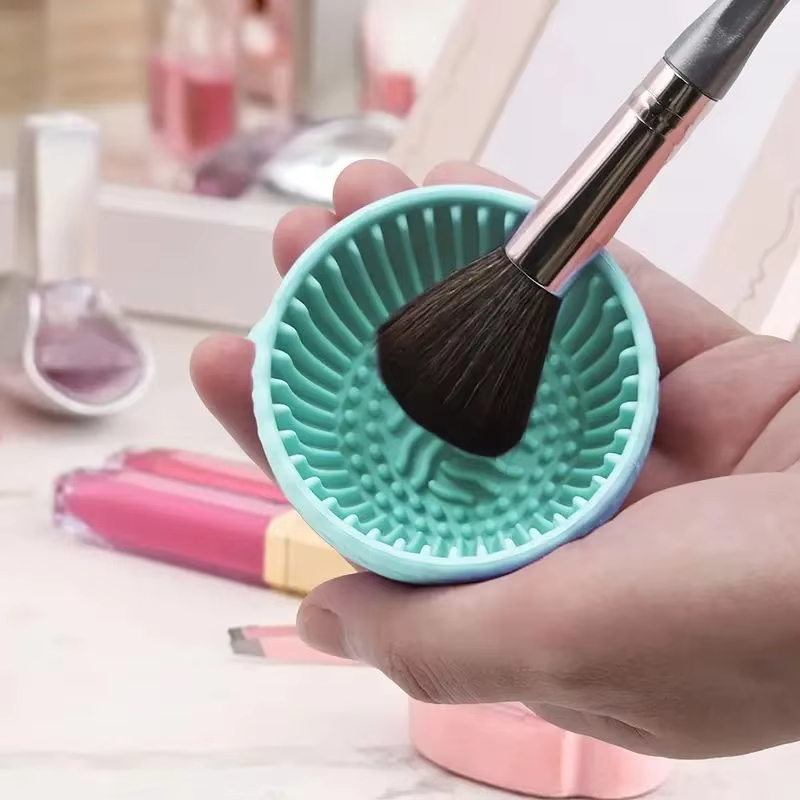 Pembersih Kuas Makeup Silikon  - Beauty Makeup Eyeshadow ulasan dan harga