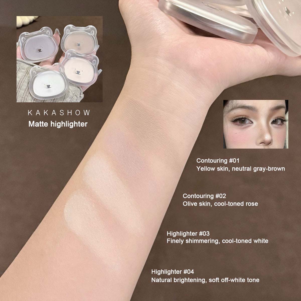 Kakashow Matte Highlighter Bed - Fenty Beauty Makeup Highlighter ulasan dan harga