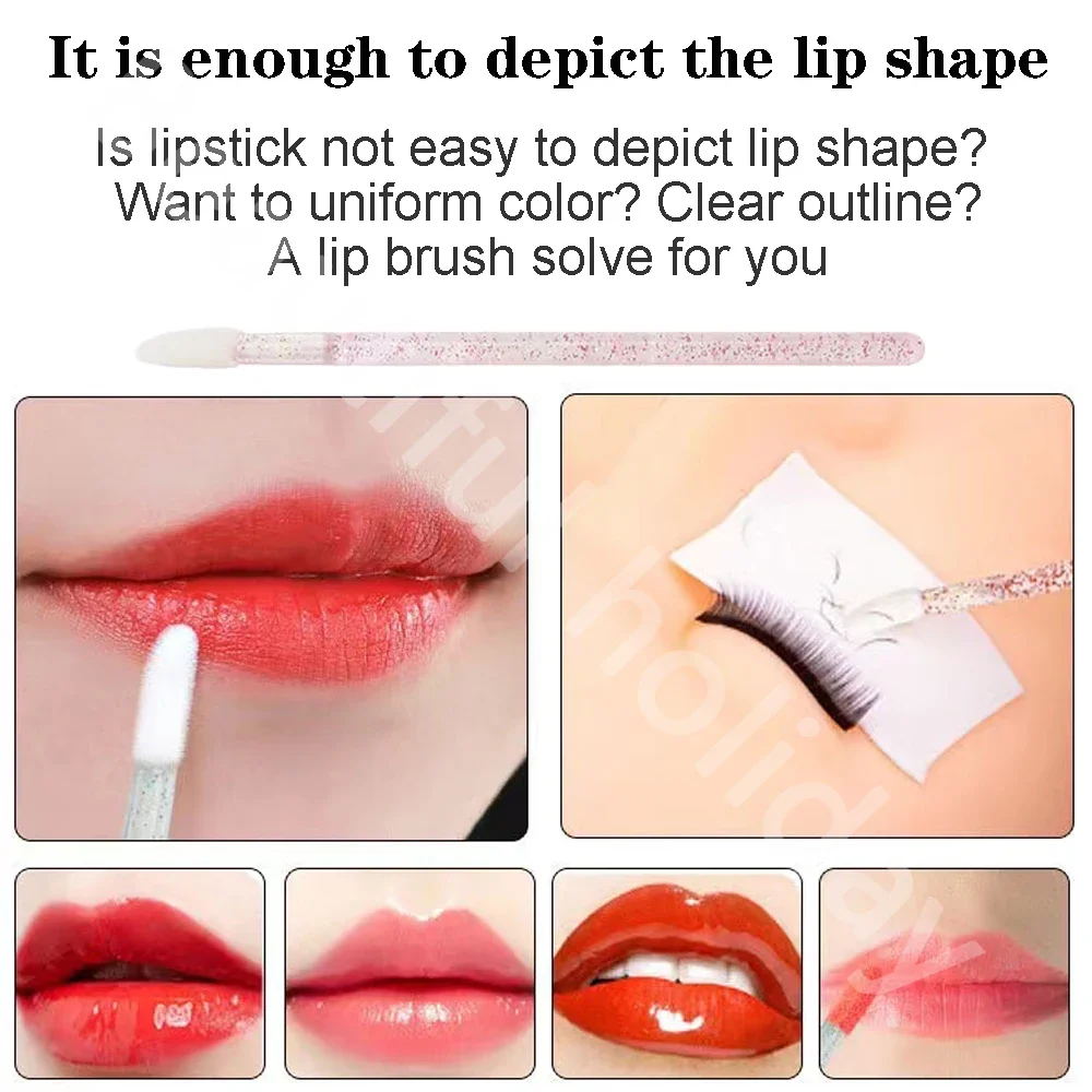 500 Buah Kuas Bibir Sekali Pak - Beauty Makeup Eyeshadow ulasan dan harga