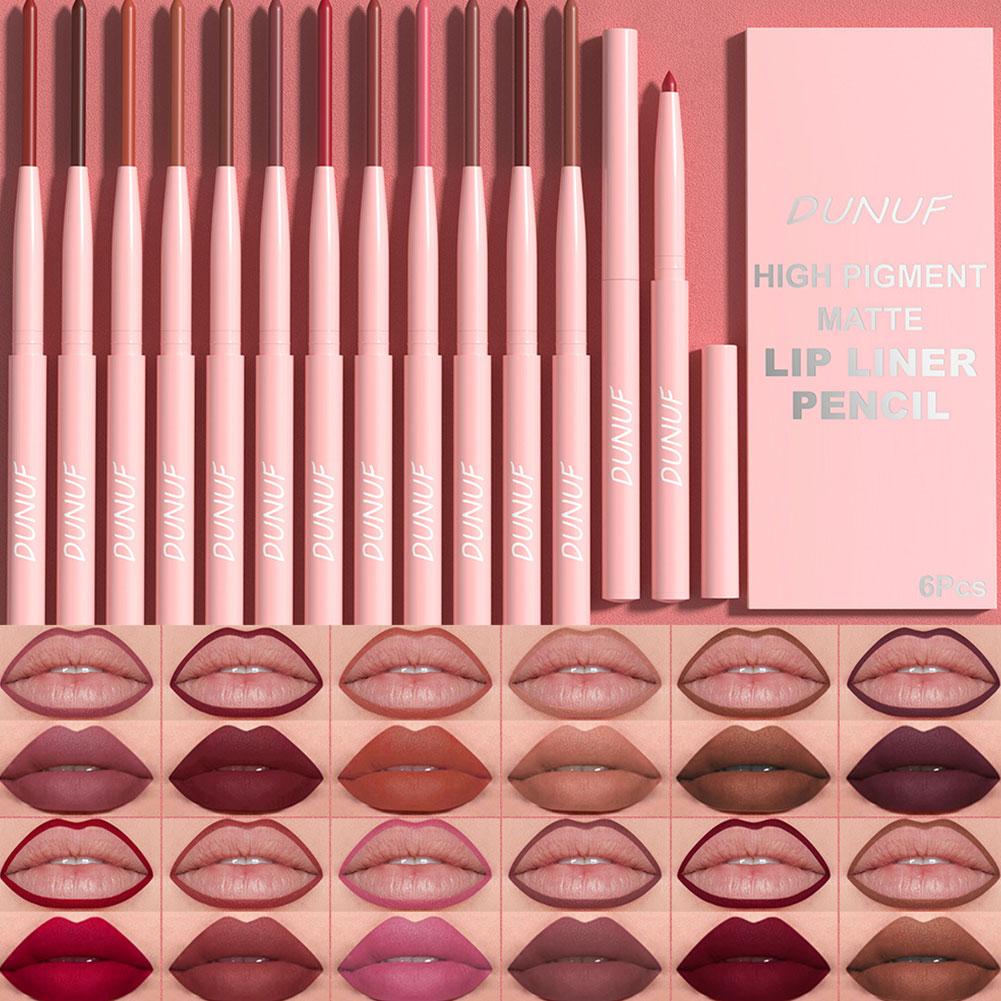 Set Pena Lip Liner 6 Warna, Ta - Lip Liner Pencil ulasan dan harga